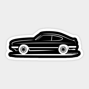 Ford Capri White Sticker